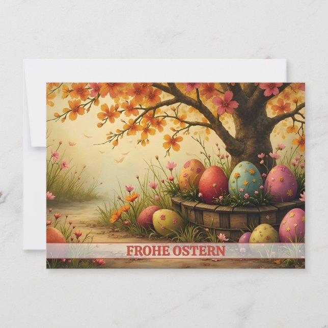 Frühlingsblütenzauber mit Ostereierpracht (Vorderseite)