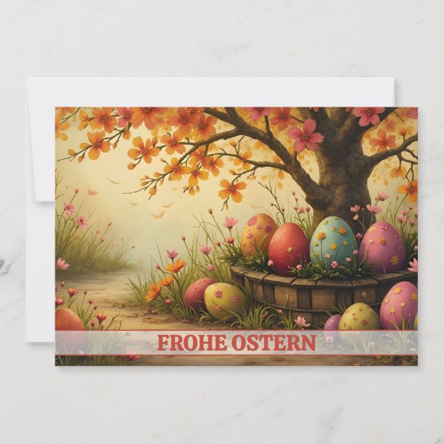 Frühlingsblütenzauber mit Ostereierpracht (Vorderseite)