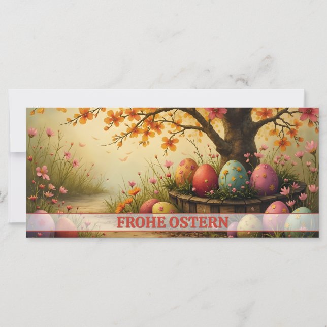 Frühlingsblütenzauber mit Ostereierpracht (Vorderseite)