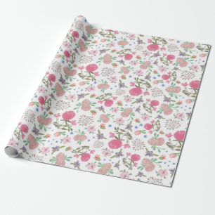 Frühlingsbrust Geschenkpapier