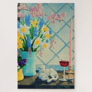 Frühlingsbukett, Blume, Gotthardlamm/Wein/Passover Puzzle