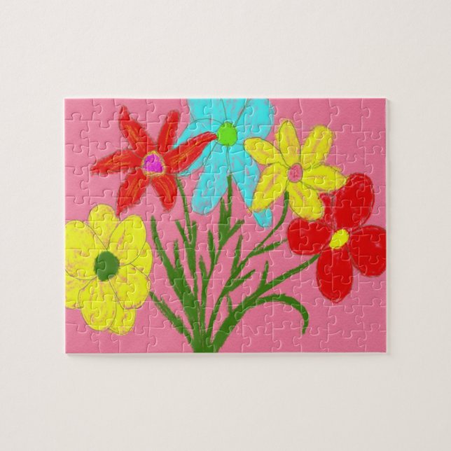 Frühlingsbukett Puzzle (Horizontal)