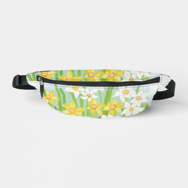 Frühlingsdaffodien Bauchtasche (Vorderseite)
