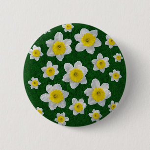 Frühlingsdaffodien Button