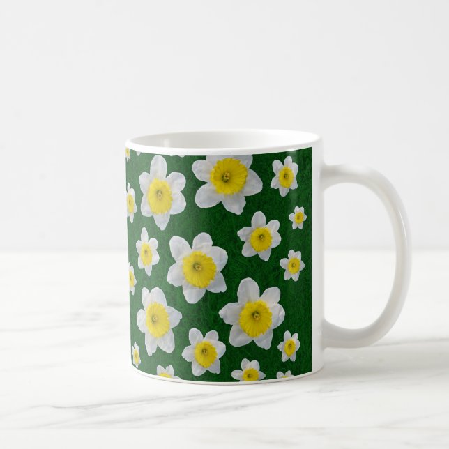 Frühlingsdaffodien Kaffeetasse (Rechts)