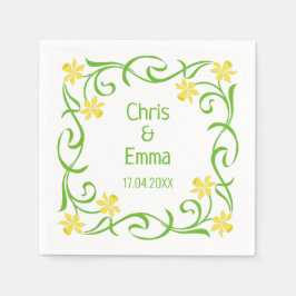 Frühlingsdaffodien Serviette