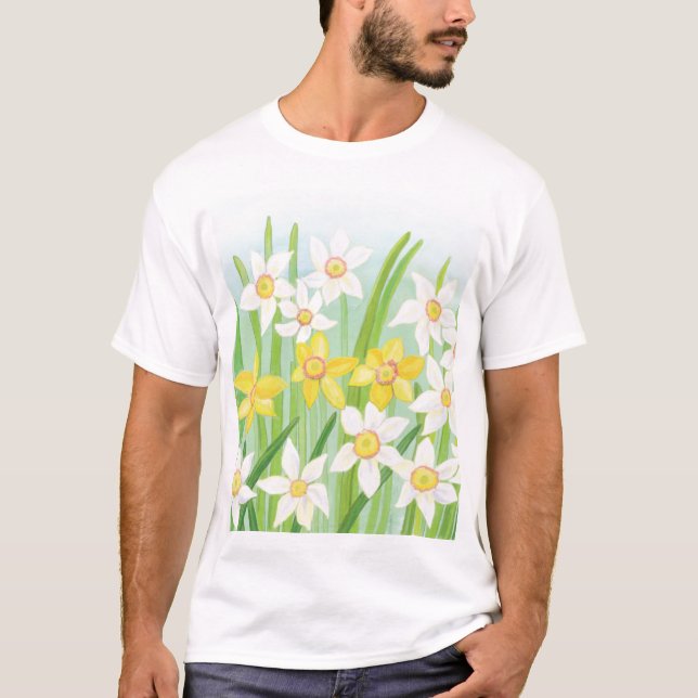 Frühlingsdaffodien  T-Shirt (Vorderseite)