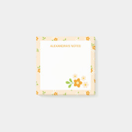 Frühlingsdahlien Blumensträuße Personalisiert Post-it Klebezettel