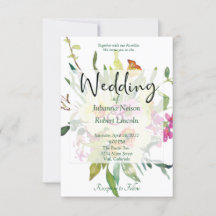 Frühlingsduft Hochzeitseinladung