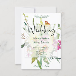 Frühlingsduft Hochzeitseinladung Einladung