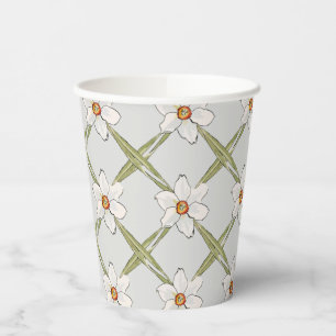 Frühlingsdusche Blume Babydusche Pappbecher