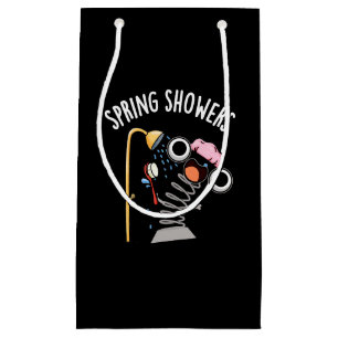 Frühlingsduschen Funny Season Puff Dark BG Kleine Geschenktüte