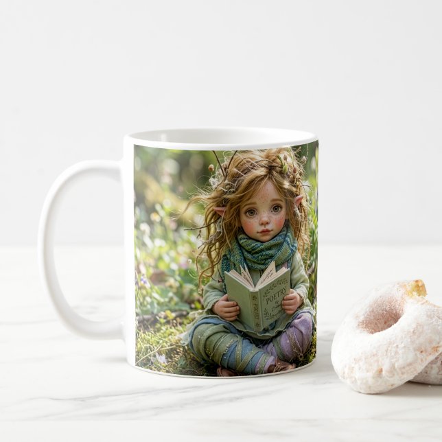 Frühlingselfe Kaffeetasse (Mit Donut)