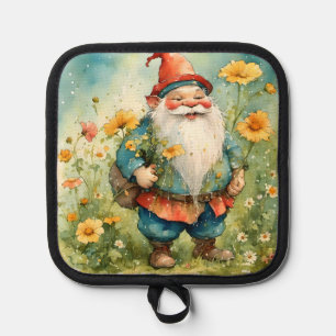 Frühlingsergebnis mit Blume Pothalter Topflappen