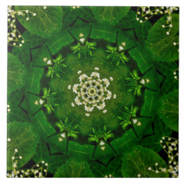 Frühlingserie Blätter und Blume Keramik Tile Fliese