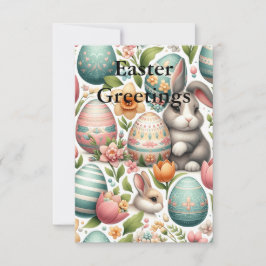 Frühlingserlebnisse und Ostern Dankeskarte