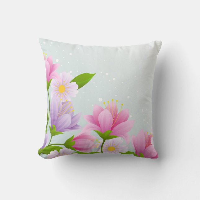 Frühlingserwachen-Kissen Kissen (“Soft petals, sweet dreams.”)