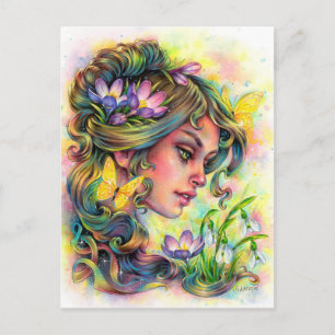 Frühlingserwachen Postkarte