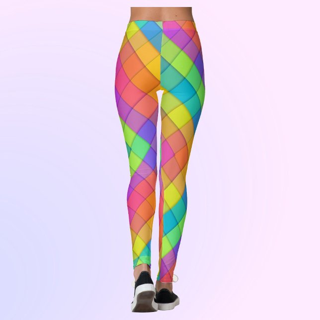 Frühlingsfarbblöcke der Farbe XS - XL-Leggings Leggings (Von Creator hochgeladen)
