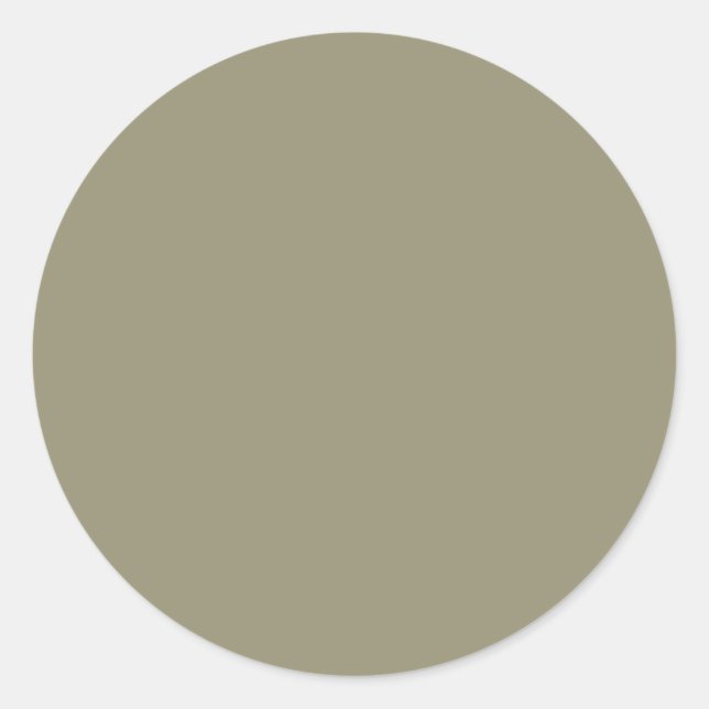 Frühlingsfarbe Grün Runder Aufkleber (Vorderseite)
