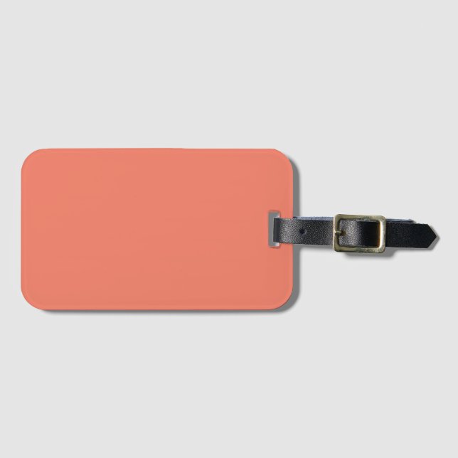 Frühlingsfarbe Pink Gepäckanhänger (Vorderseite (Horizontal))