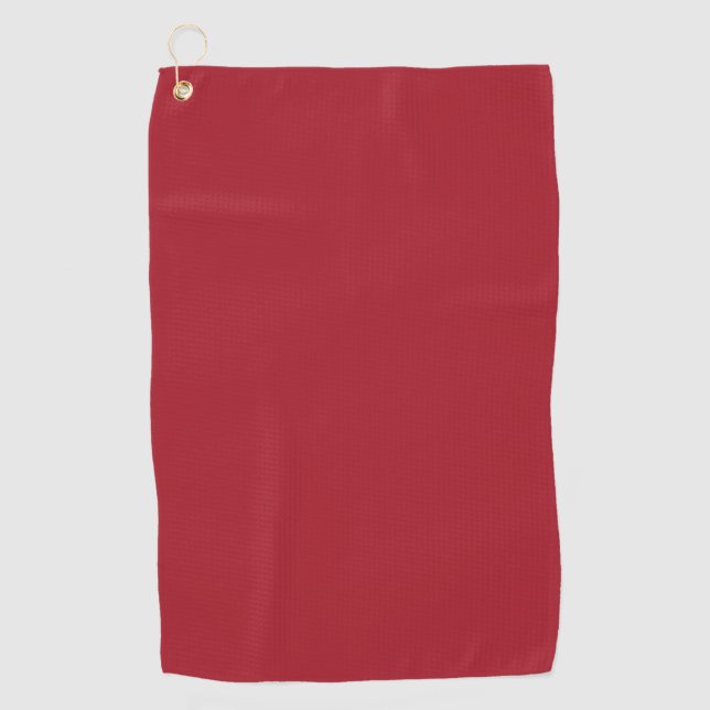 Frühlingsfarbe rot golfhandtuch (Vorderseite)