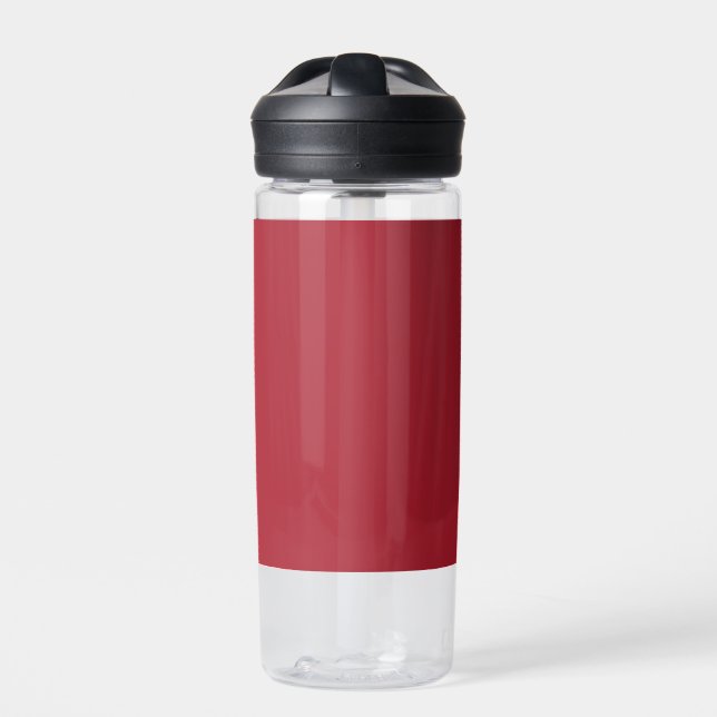 Frühlingsfarbe rot trinkflasche (Vorderseite)