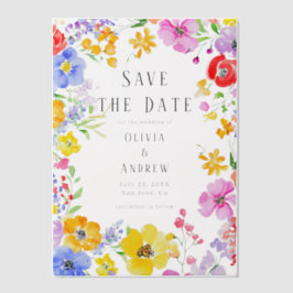 Frühlingsfarben-Blume Hochzeitssache Datum speiche