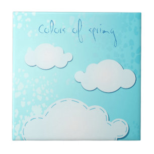 Frühlingsfarben, Fliesen