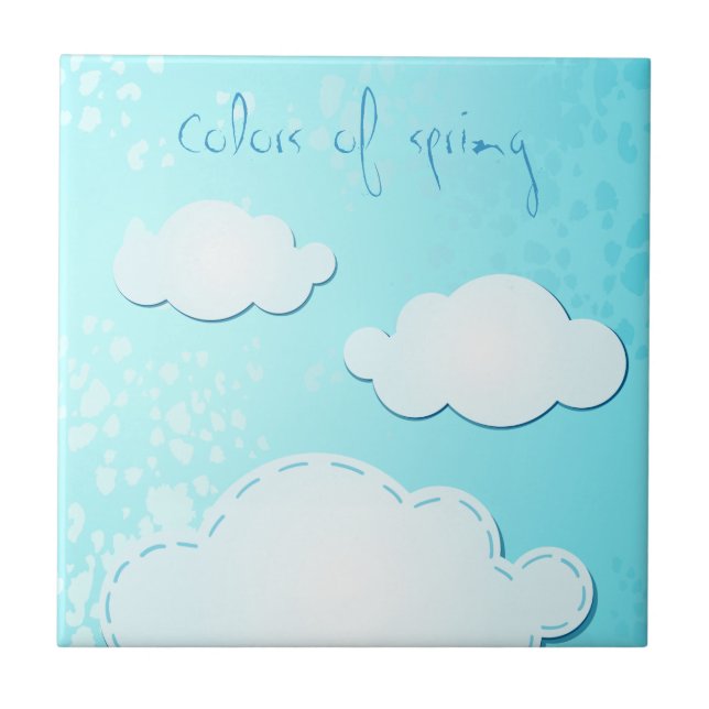 Frühlingsfarben, Fliesen (Vorderseite)