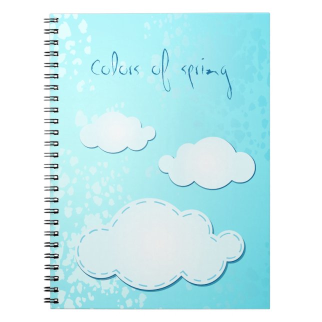 Frühlingsfarben, Notebook Notizblock (Vorderseite)