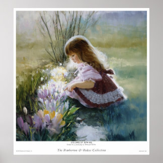 Frühlingsfarben Poster