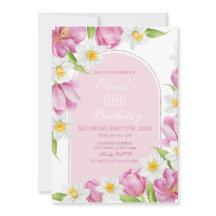 Frühlingsfarbige Blume Kindergeburtstag