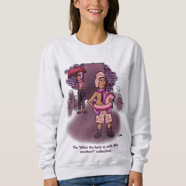 Frühlingsfashion Frauenahne Sweatshirt (Vorderseite)