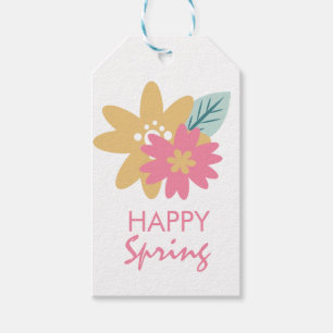 Frühlingsfeier Blumenkranz Geburtstagsblumen Geschenkanhänger