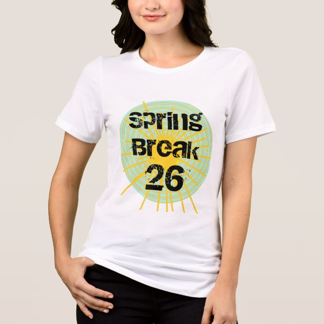 Frühlingsferien 08 Tri-Blend shirt (Vorderseite)