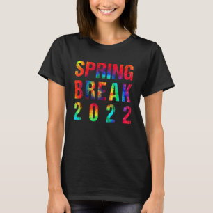Frühlingsferien 2022 passende Gruppe Vintage-Tie-D T-Shirt