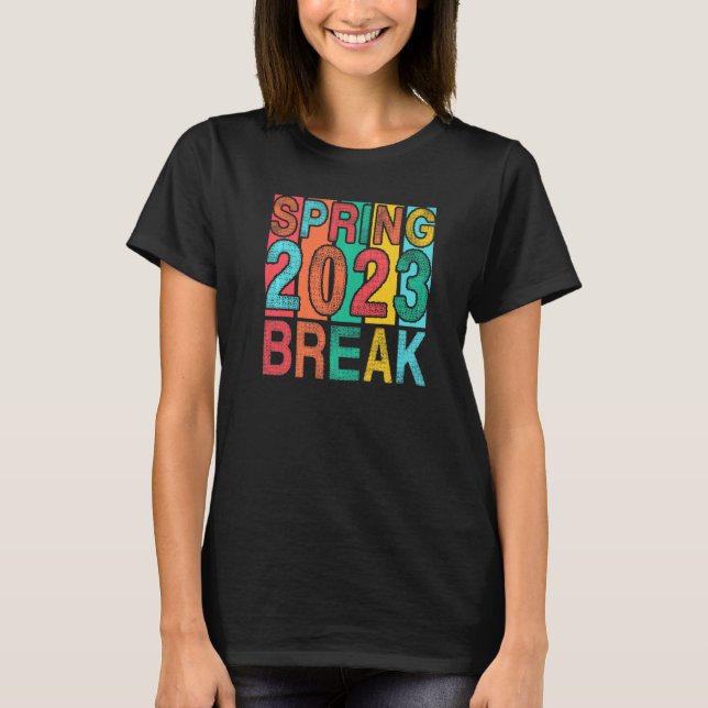 Frühlingsferien 2023 Abschlussjahrgänge Schulreise T-Shirt (Vorderseite)