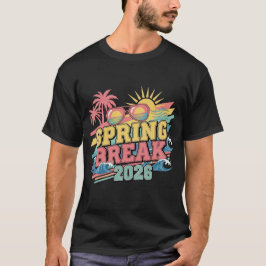 Frühlingsferien 2026 Strandparty Vintage-Shirt T-Shirt