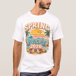 Frühlingsferien 2026 Strandparty Vintage-Shirt T-Shirt