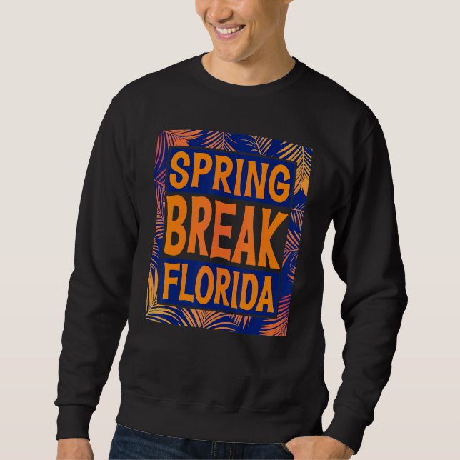 Frühlingsferien Abschlussklasse Schüler Schulreise Sweatshirt (Vorderseite)