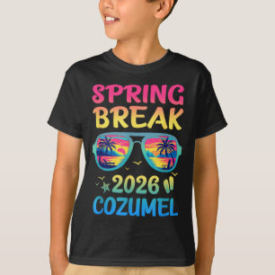 Frühlingsferien Cozumel 2026 Urlaubsreise Sungles T-Shirt