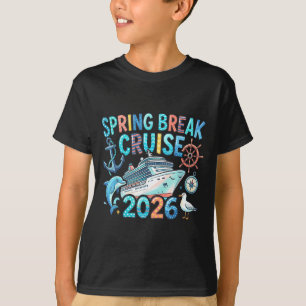 Frühlingsferien Kreuzfahrt 2026 Familien Kreuzfahr T-Shirt