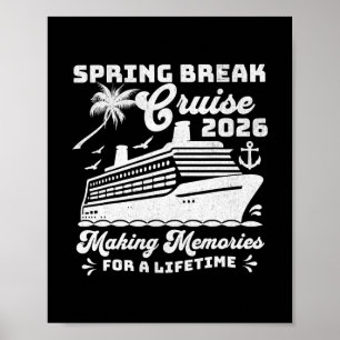 Frühlingsferien Kreuzfahrt 2026 passende Familengr Poster