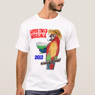 Frühlingsferien-Papageien-T-Shirts T-Shirt
