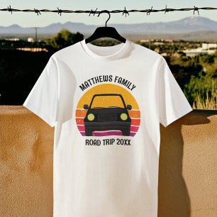 Frühlingsferien Roadtrip Sonnenuntergang individue T-Shirt