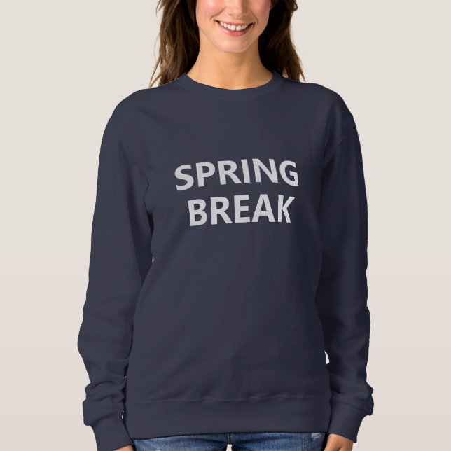 FRÜHLINGSFERIEN SWEATSHIRT (Vorderseite)
