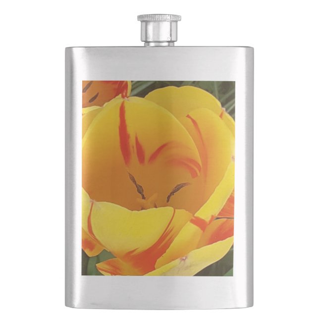 Frühlingsflasche Flachmann (Vorderseite)