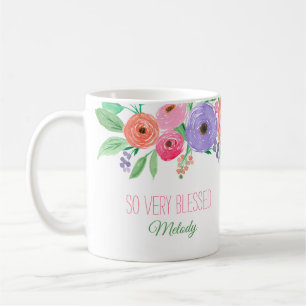 Frühlingsflora Gesegnet Kaffeetasse