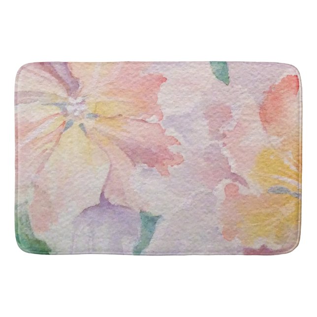 Frühlingsfloral Badematte (Vorderseite)